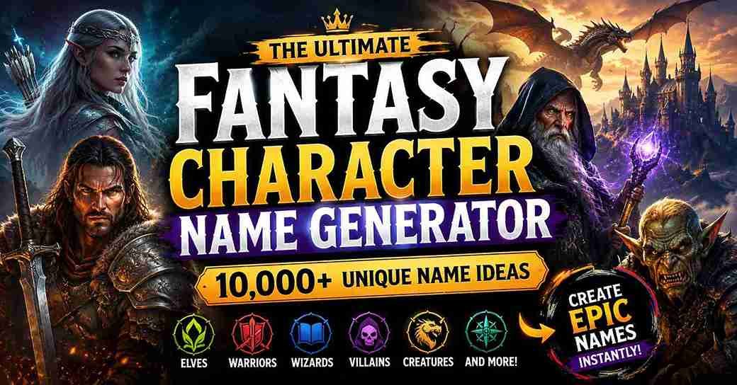 Fantasy Character Name Generator