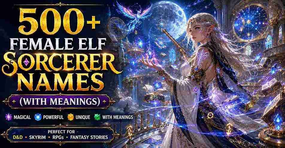 Female Elf Sorcerer Names