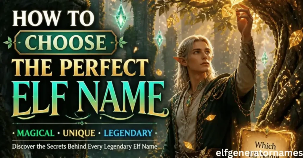 How To Choose The Perfect Elf Name