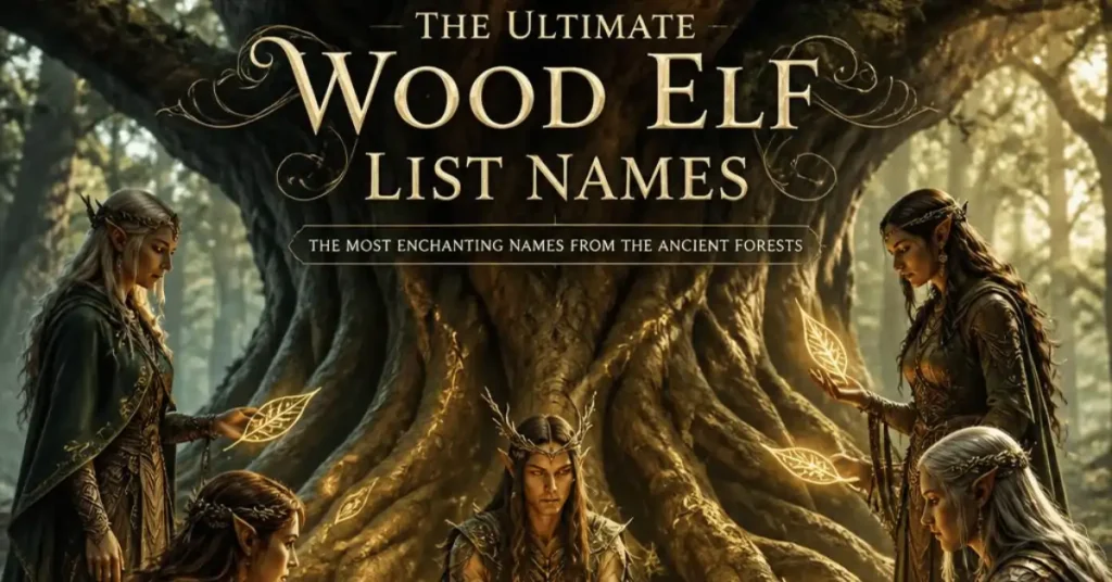 500+ Wood Elf Names