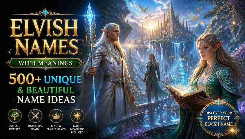 Elvish Names with Meanings