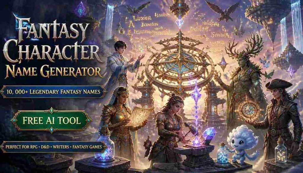 Fantasy Character Name Generator