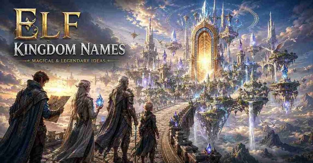 elf kingdom names