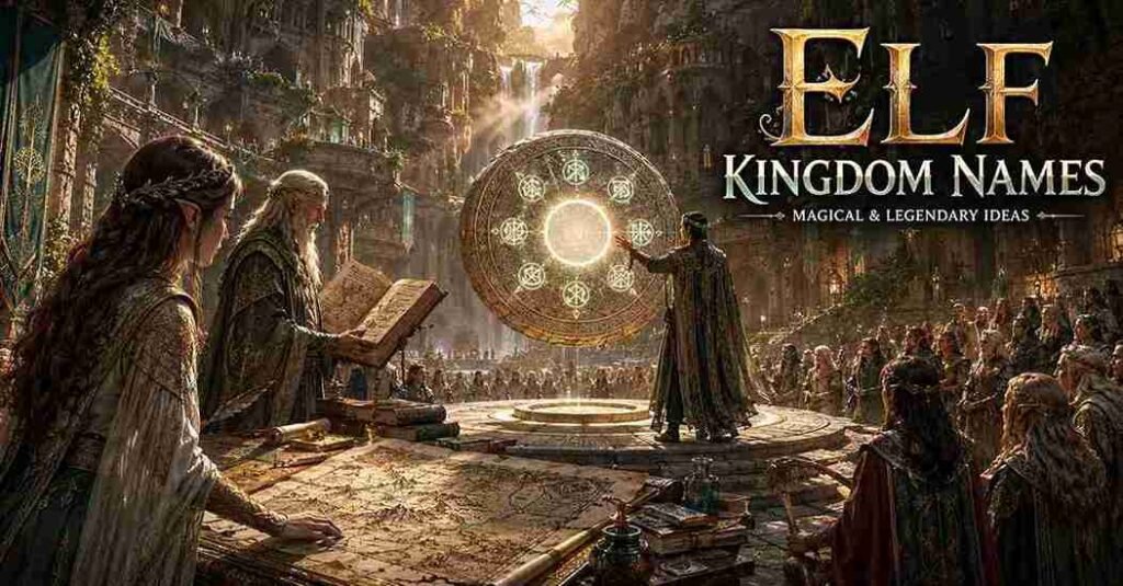 elf kingdom names