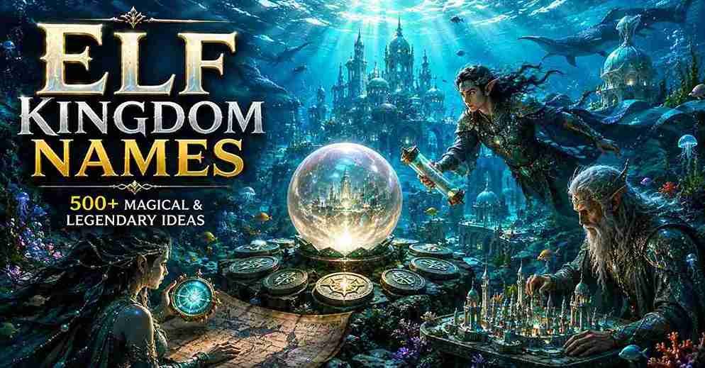 elf kingdom names