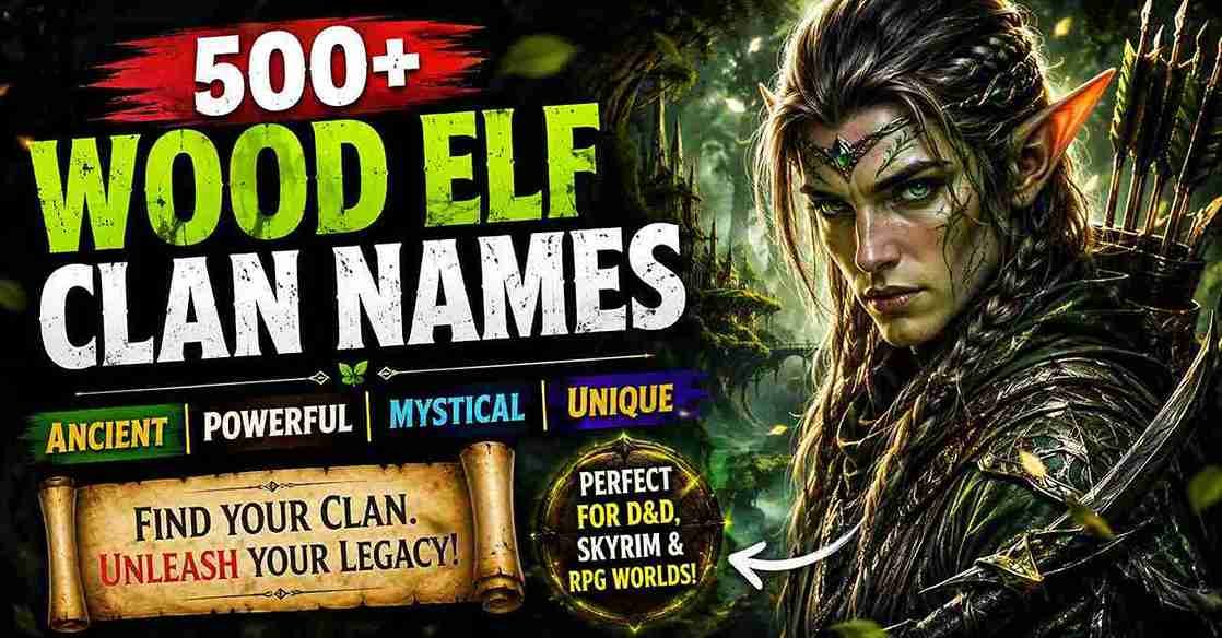 Wood Elf Clan Names