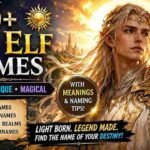sun elf names