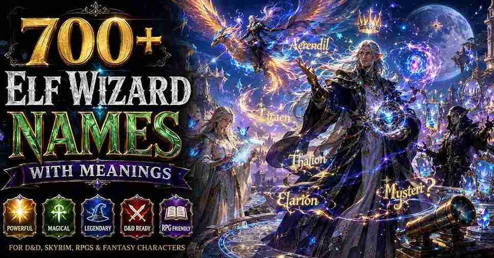 elf wizard names