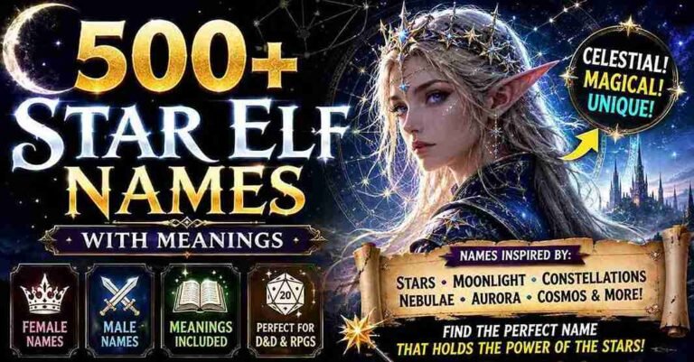 star elf names