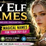 fey elf names
