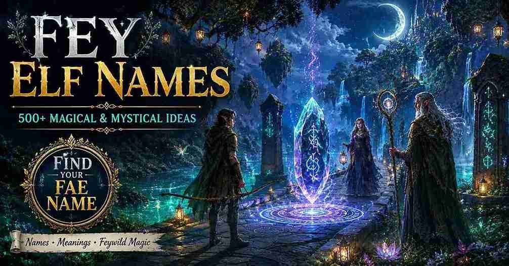 fey elf names