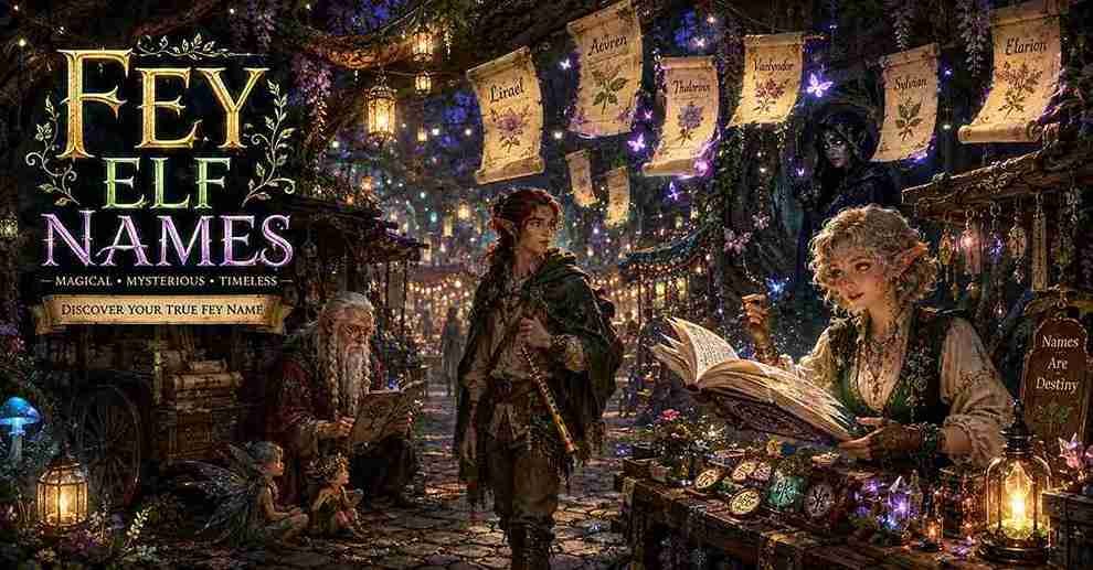 fey elf names