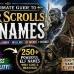 elder scrolls elf names