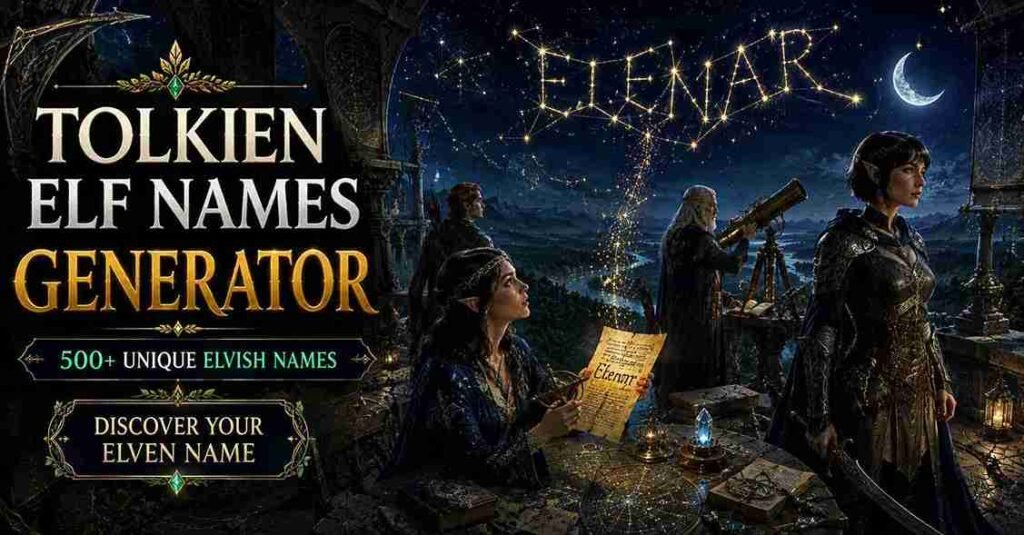 tolkien elf names generator