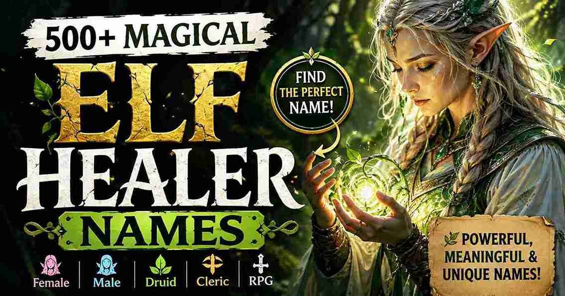 elf healer names