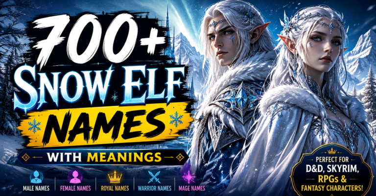 snow elf names