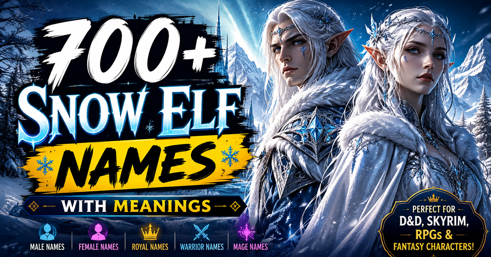 snow elf names