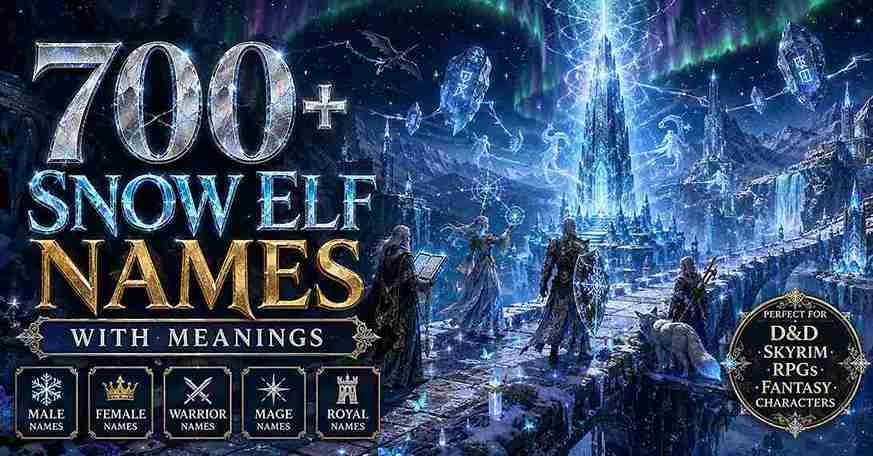 snow elf names