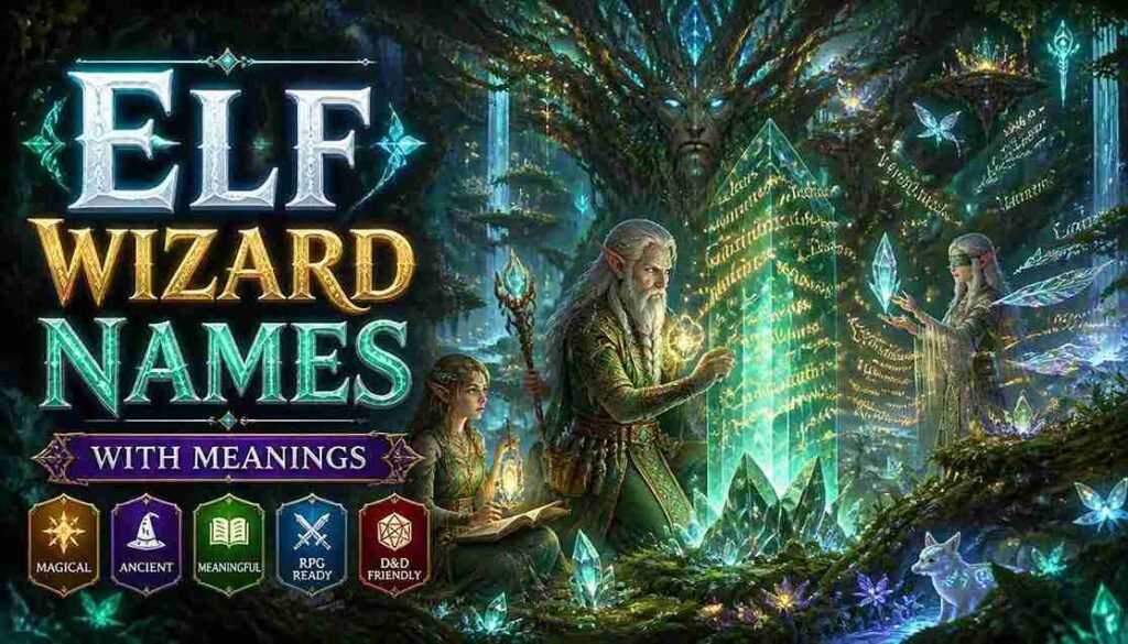 elf wizard names