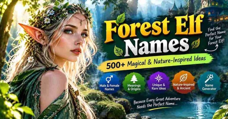 forest elf names