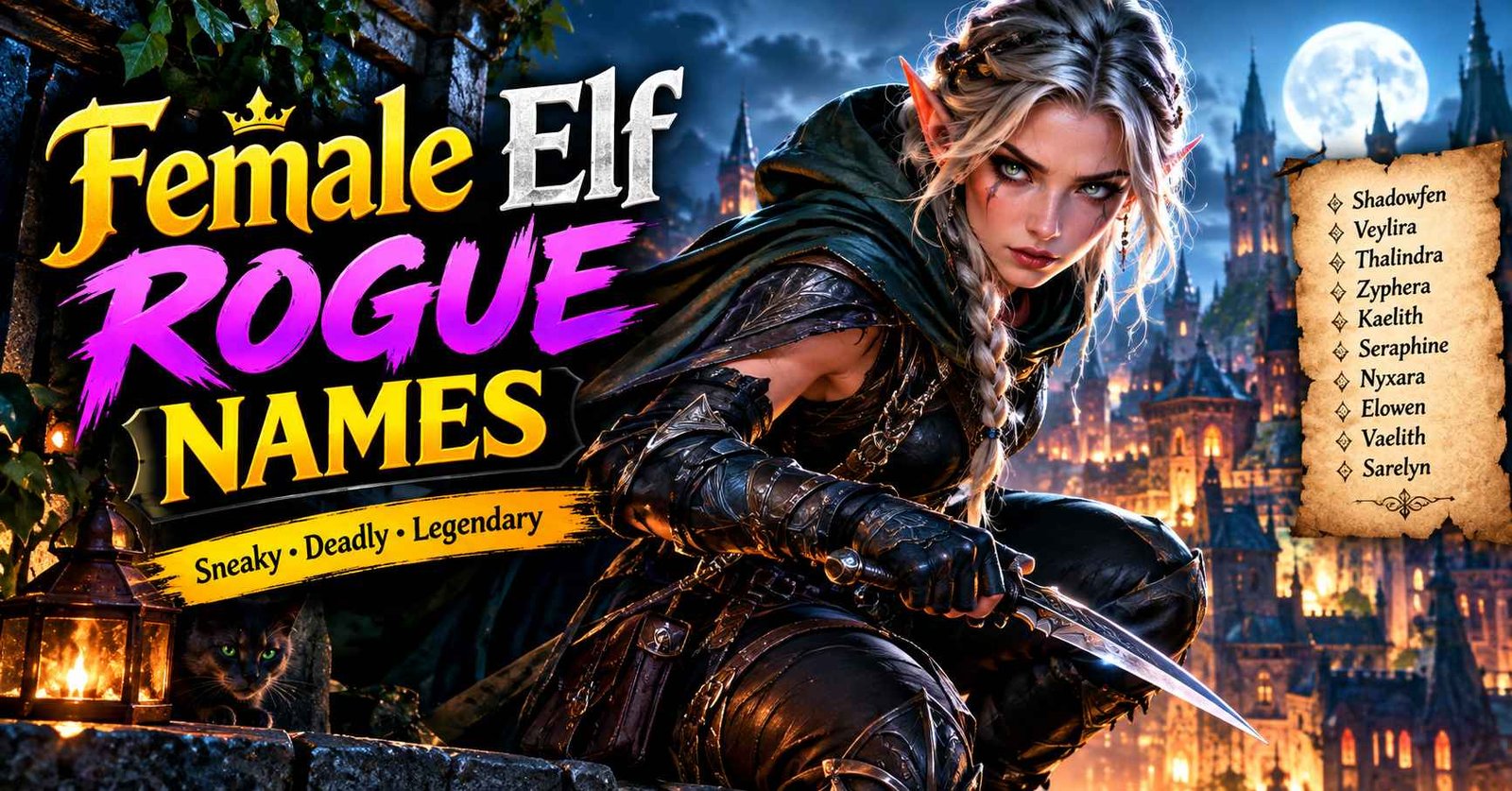 female elf rogue names
