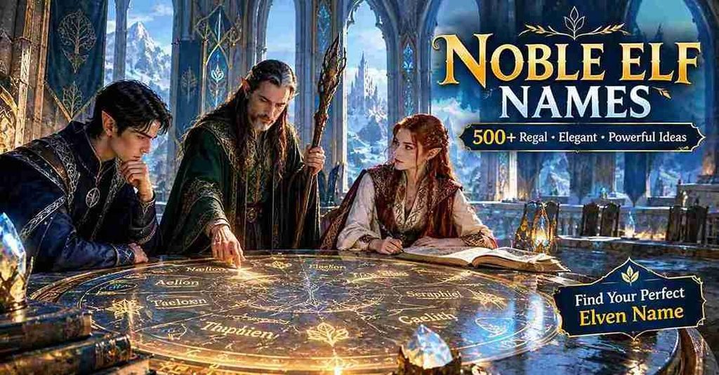 noble elf names