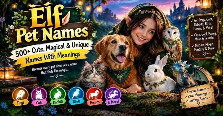elf pet names